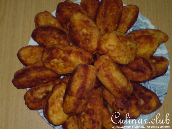 Жареные пирожки из творожного теста