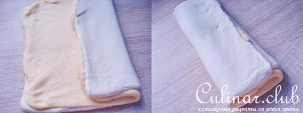 Воздушные слойки-булочки