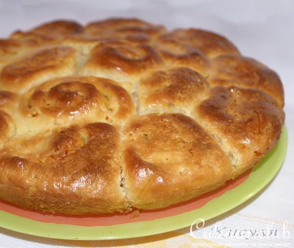 Сдобный картофельно-апельсиновый рулет