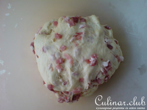 Булочки с ветчиной(вариант)
