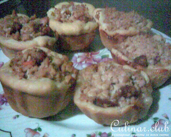 Чашечки с куриной начинкой