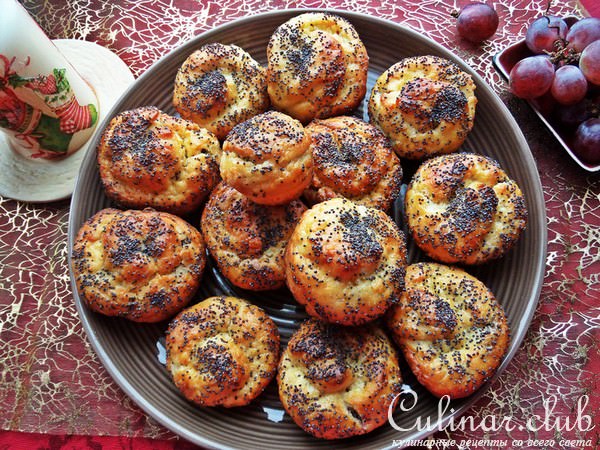 Сливочные булочки с маком (для Зарины)