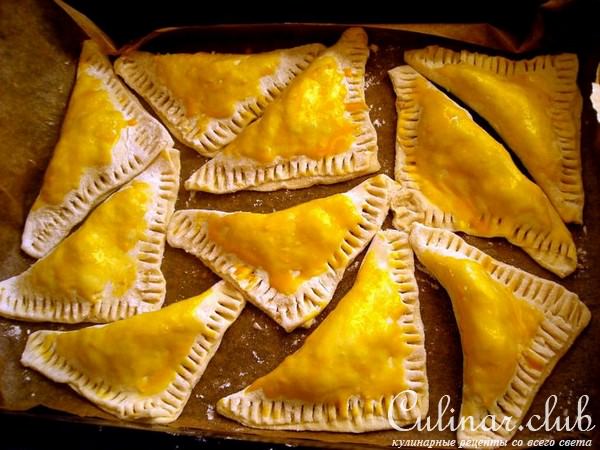 Слоёные пирожочки с начинками