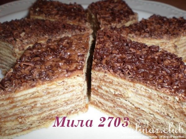 Торт – пирожное «МИКАДО»