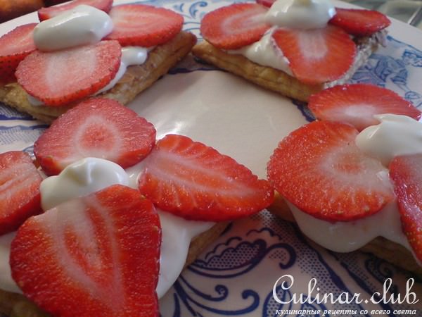 пирожное "Мильфёй" //mille-feuillе//неклассический