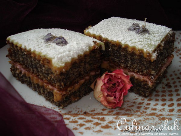 Пирожные ароматные "Аморальное предложение от месье Massepain Amandes de Pavot"