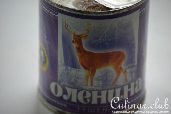 Перловая каша с тушенкой