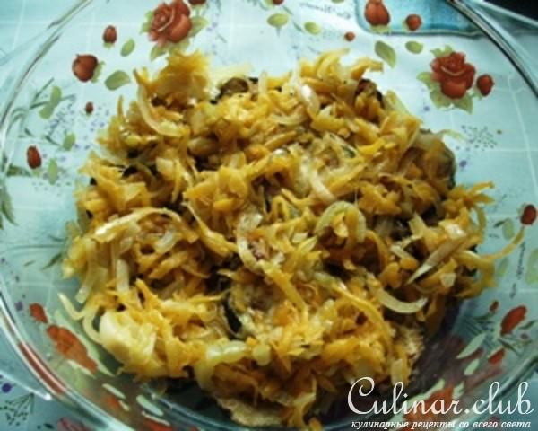 Закуска из кабачков слоёная