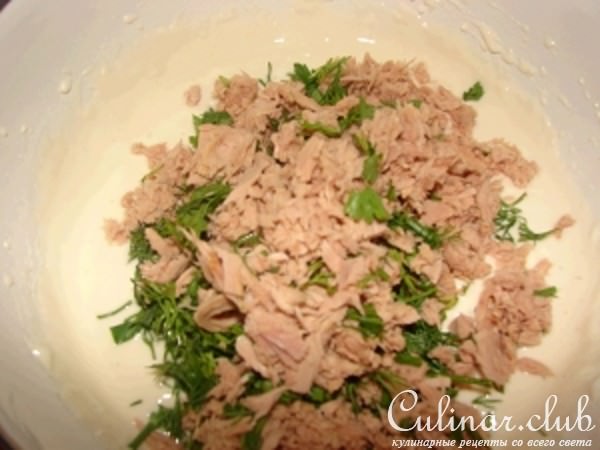 Маффины с тунцом