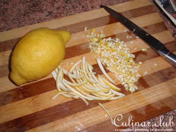 Лимонная цедра для выпечки(мой вариант заготовки)