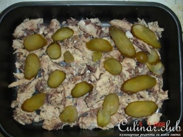 Рыба с картошкай и маянезом