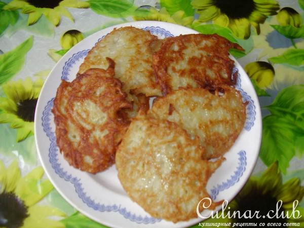 картофельные оладьи