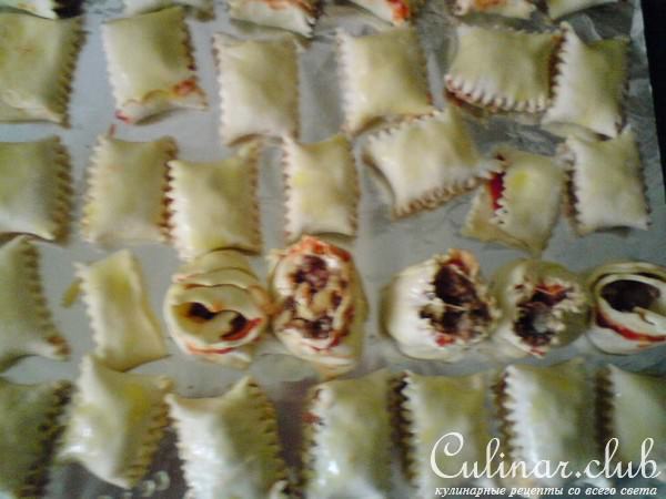 Закуски-подушечки