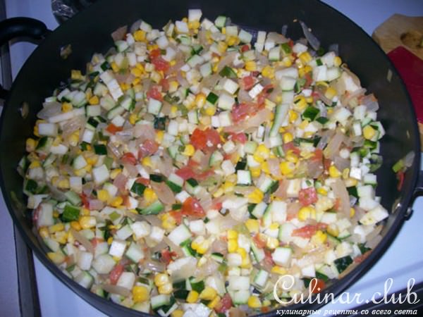 РИС В ДУХОВКЕ запеченный с овощами и сыром