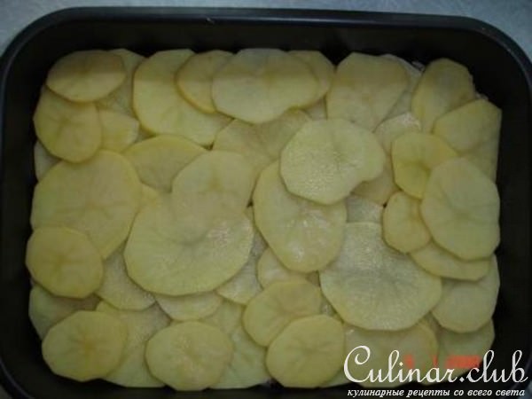Рыба с картошкай и маянезом