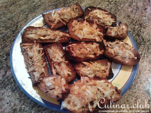 греночки с сыром и чесночком