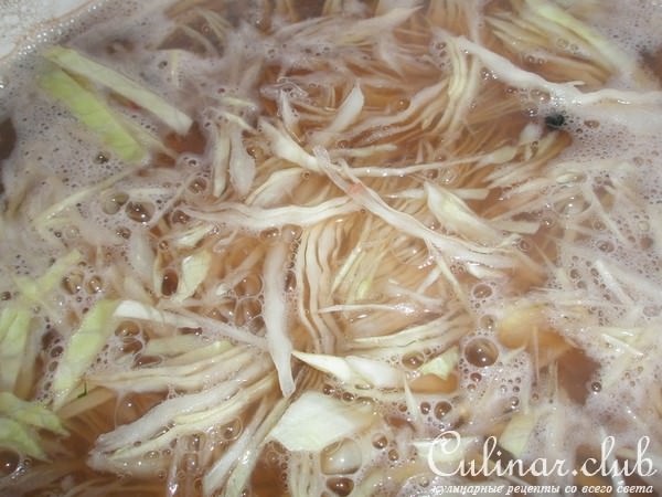 борщ с фасолью (постный)
