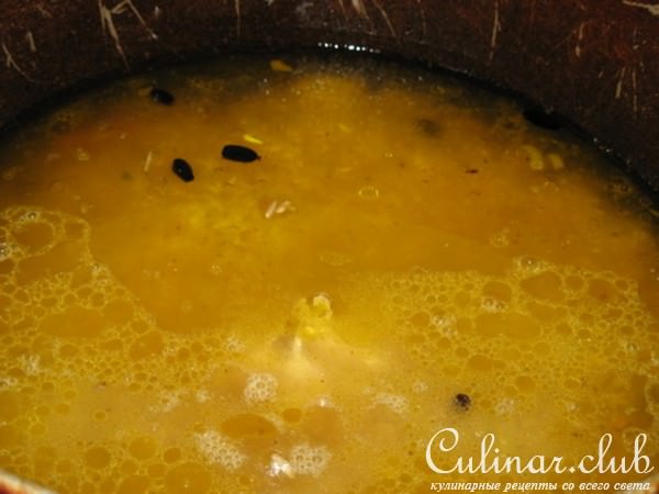 Постный плов из коричневого риса