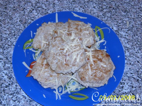 котлеты с рисом