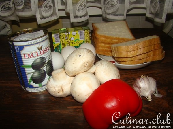 Бутерброды «Дед Мороз и Бычок".