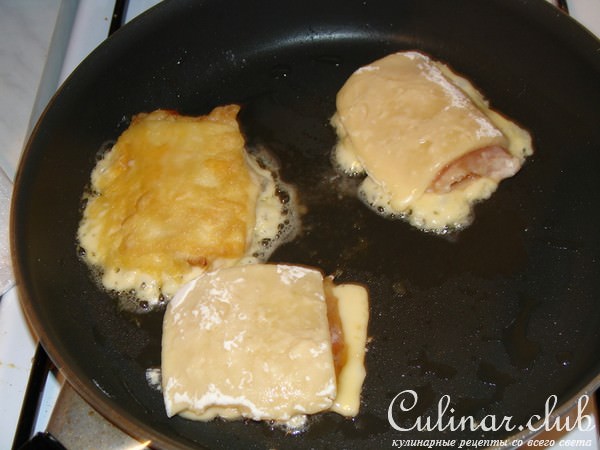 Куриный шницель в сырной корочке