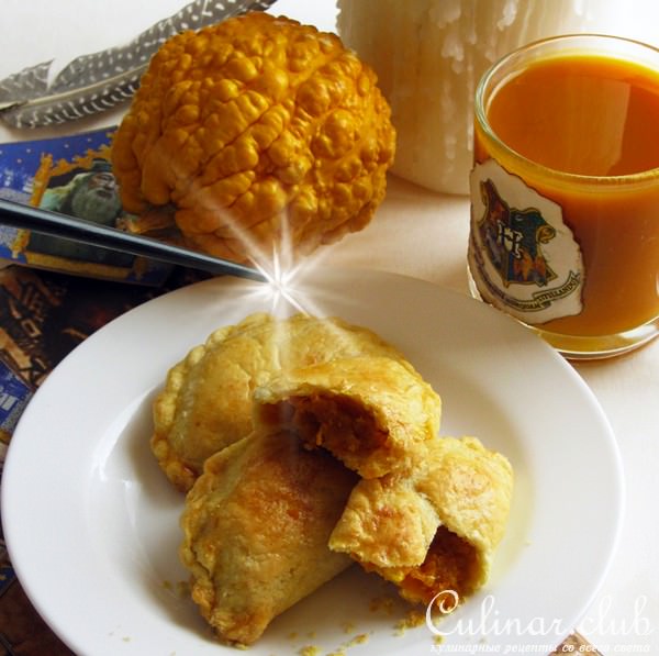 Тыквенный сок и сладкие песочные пирожки с тыквой для кулинаров-волшебников!
