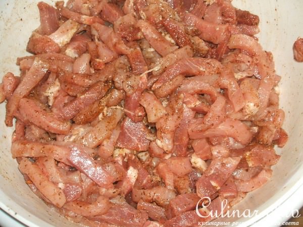 Пита с мясом и овощами