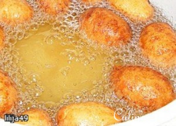 Творожные пончики