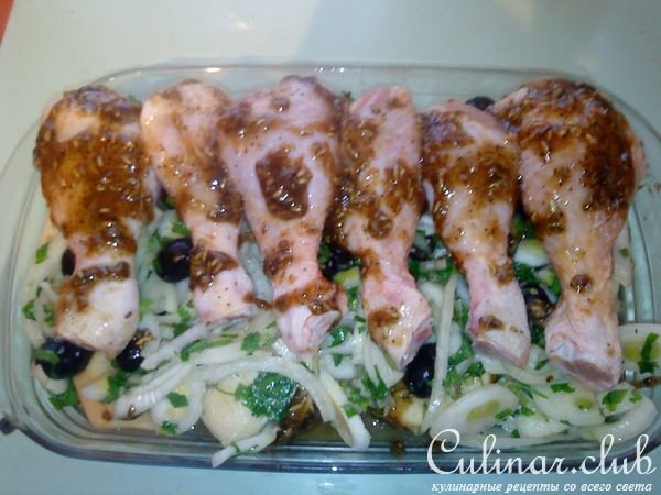 Канкан из куриных ножек.