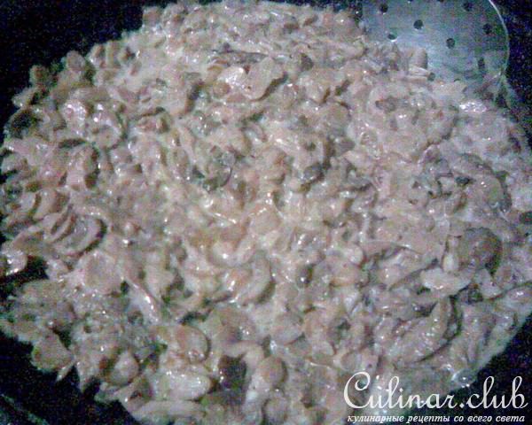 Вешенки со сметаной (грибная икра)