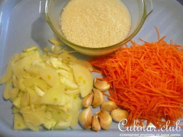 Плов с шампиньонами