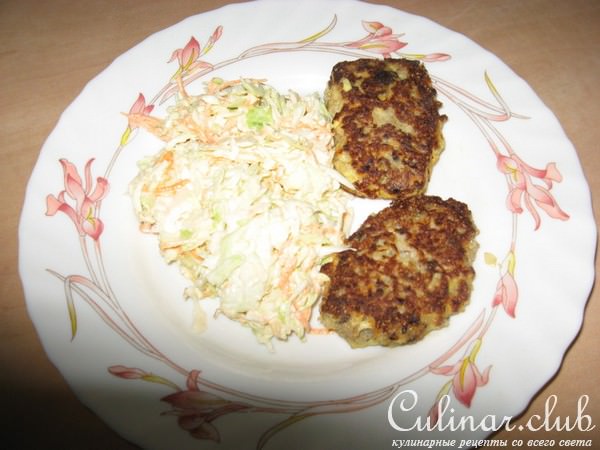 необычные рыбные котлетки