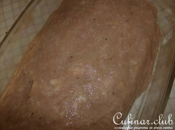 Куриный рулет, фаршированный креветками