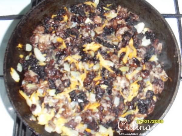 Утка фаршированная гречкой и грибами