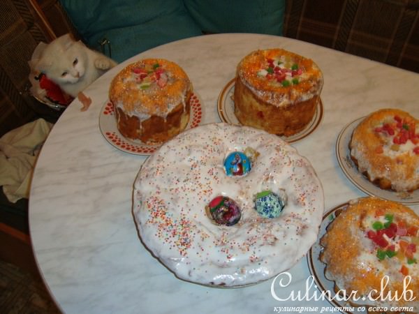 Светлая Пасха Куличи