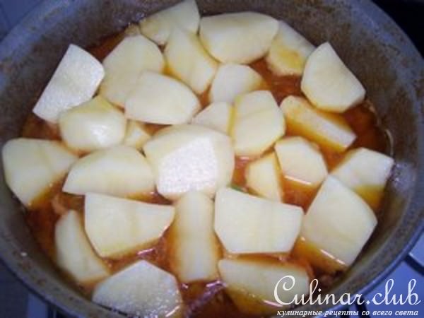 Индюшатина (красное мясо) с овощами.