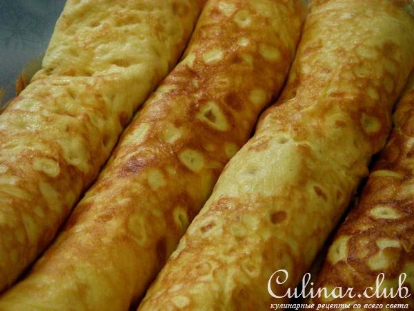Омлетные трубочки с начинкой