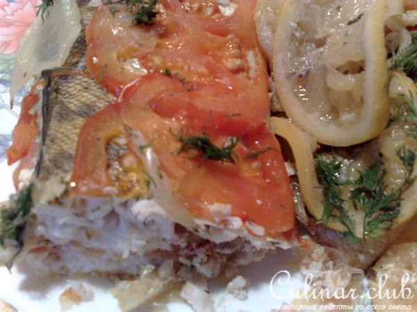 СУДАК ЗАПЕЧЕННЫЙ С ОВОЩАМИ В ФОЛЬГЕ