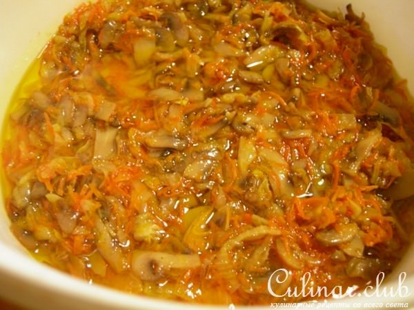 Плов с шампиньонами