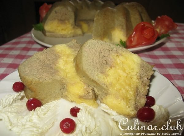 Сырно-печёночный кекс