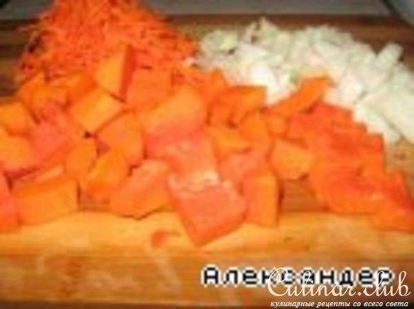 Каша "Ассорти" с тыквой и грибами"
