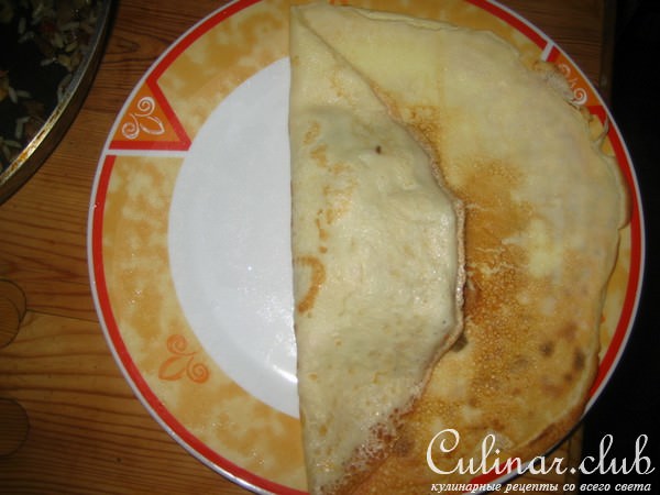 Блины с сердцем