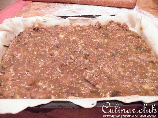 Мясной пирог