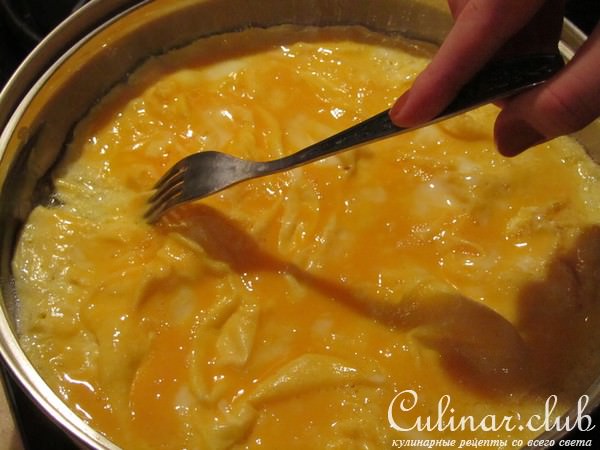 Складной омлет с начинкой