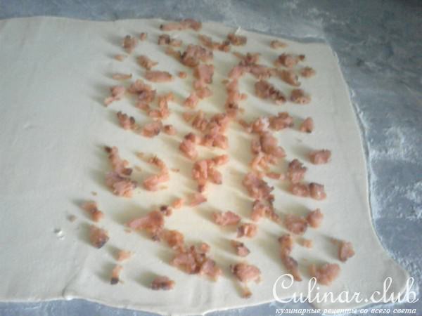 Трубочки соленые (для него) с копченой рыбкой