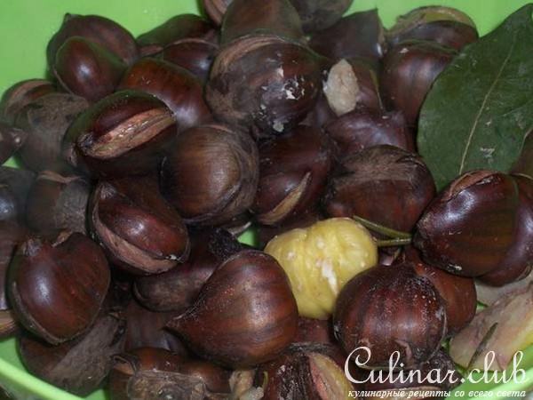 Вареные каштаны (marroni bolliti)
