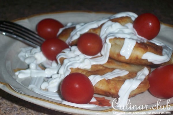 пикантные оладьи с сыром и зеленью.