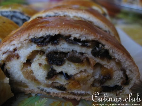 Рулеты из быстрого теста с очень вкусными начиками