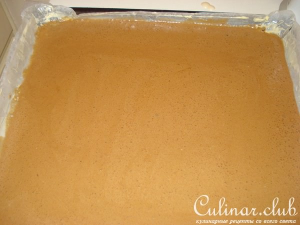 Шоколадный рулет с лимонным кремом