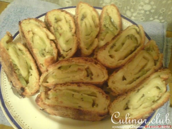 Рулет с киви